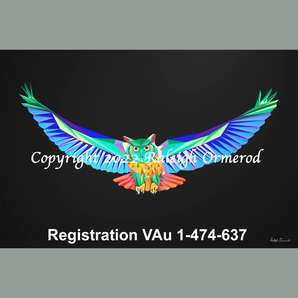 Great Owl by Raleigh Ormerod 30x20 - Picture 1 of 2